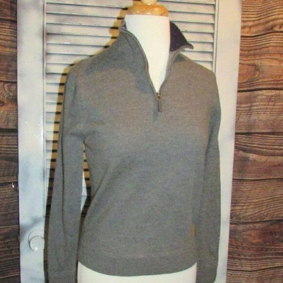 John W. Nordstrom Sm Merino Wool 1/4 Zip Sweater - Picture 6 of 11